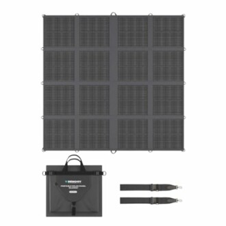 Panneau solaire portable avec accessoires