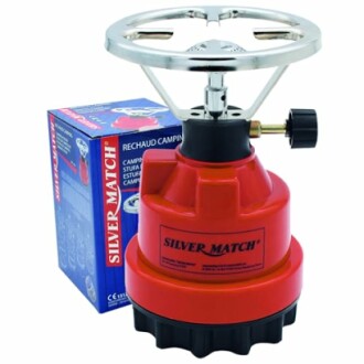 Réchaud de camping Silver Match en action